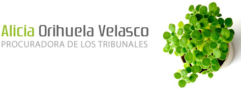 Alicia Orihuela Velasco || PROCURADORA DE LOS TRIBUNALES